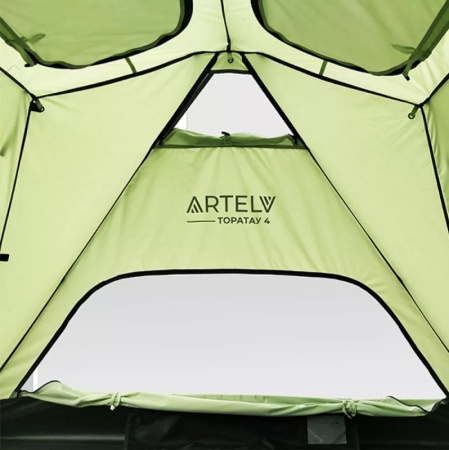 Кемпинговая палатка ARTELV 4 Зелёная (4 места)